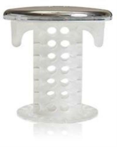 SinkShroom® Chrome Award-Winning Drain Hair Catcher Strainer Snare by TubShroom