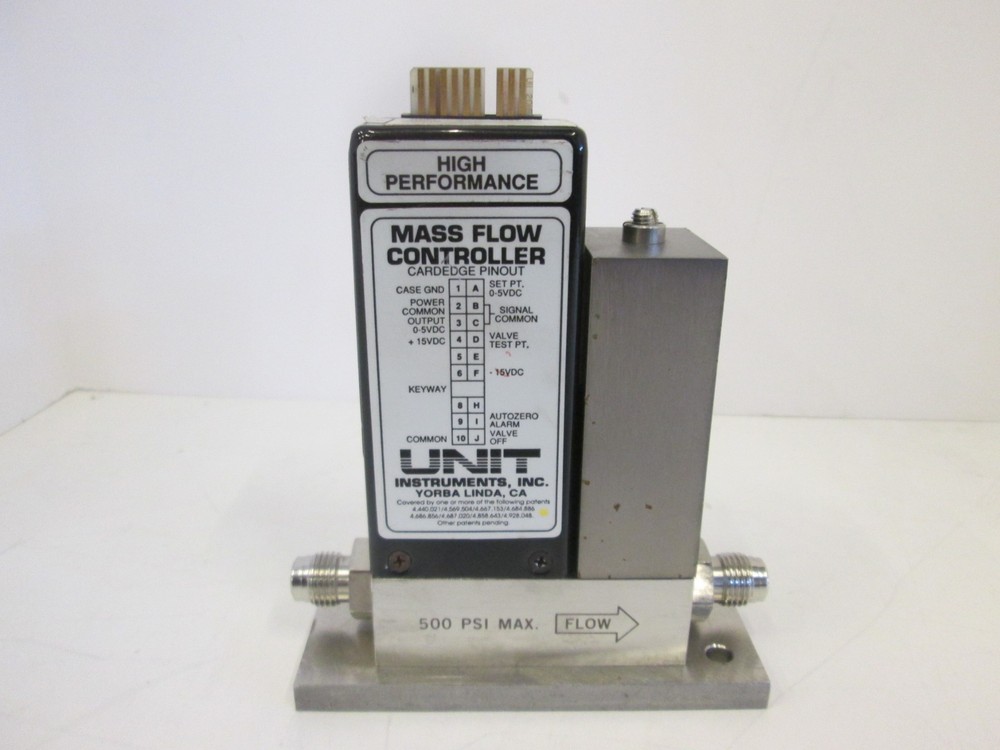 Unit Instruments, UFC-1100A, Mass Flow Controller, 150 SCCM, SIH4, Used
