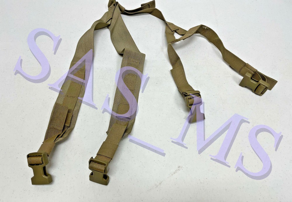 W2 OCP TAN TACTICAL ASSAULT PANEL TAP SYSTEM HARNESS ASSEMBLY SHOULDER STRAPS