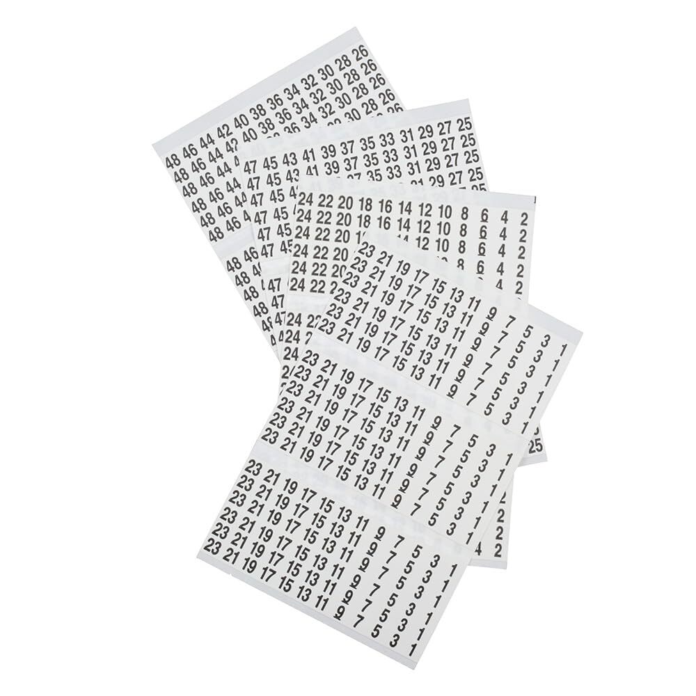 Klein Tools 56250 Wire Markers - Numbers 1-48