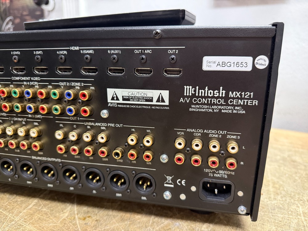 McIntosh MX121 Audio Video Control Center