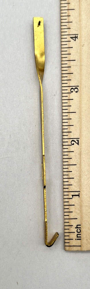 LEADER FOR German CLOCKS, 4 1/4" Long Brass.