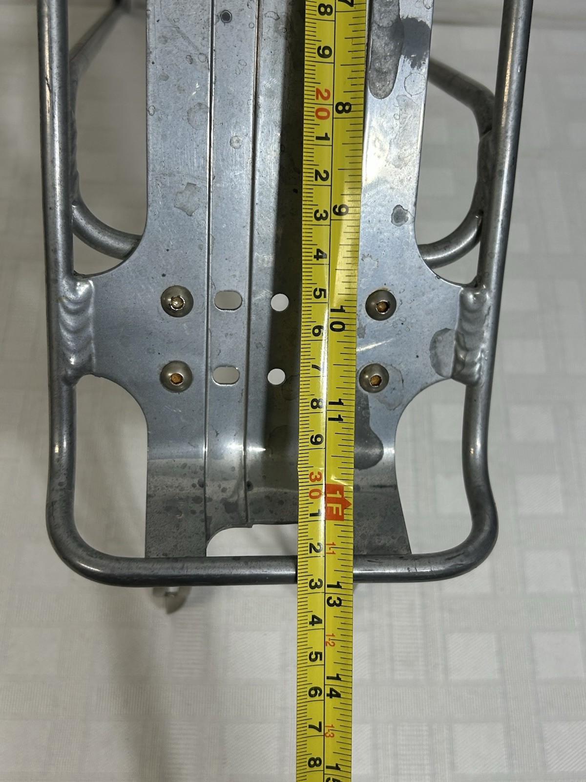 Vtg. TREK USA Aluminum Rear Mountain Road Hybrid Bike Rack Cargo Carrier Silver