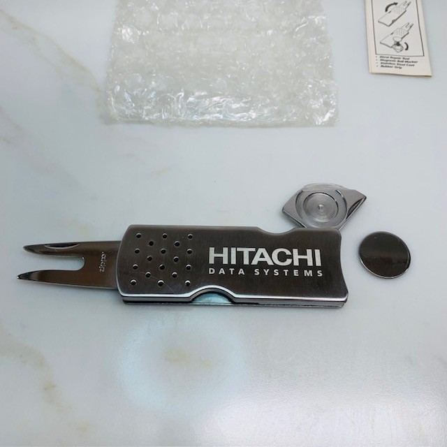 Zippo greenskeeper Tool Hitachi Data Systems with Ball Marker