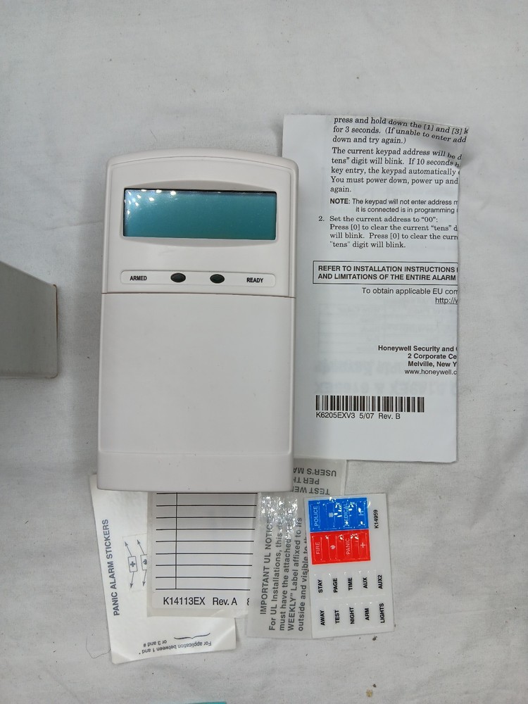 Honeywell 6165EX Alpha LCD Keypad