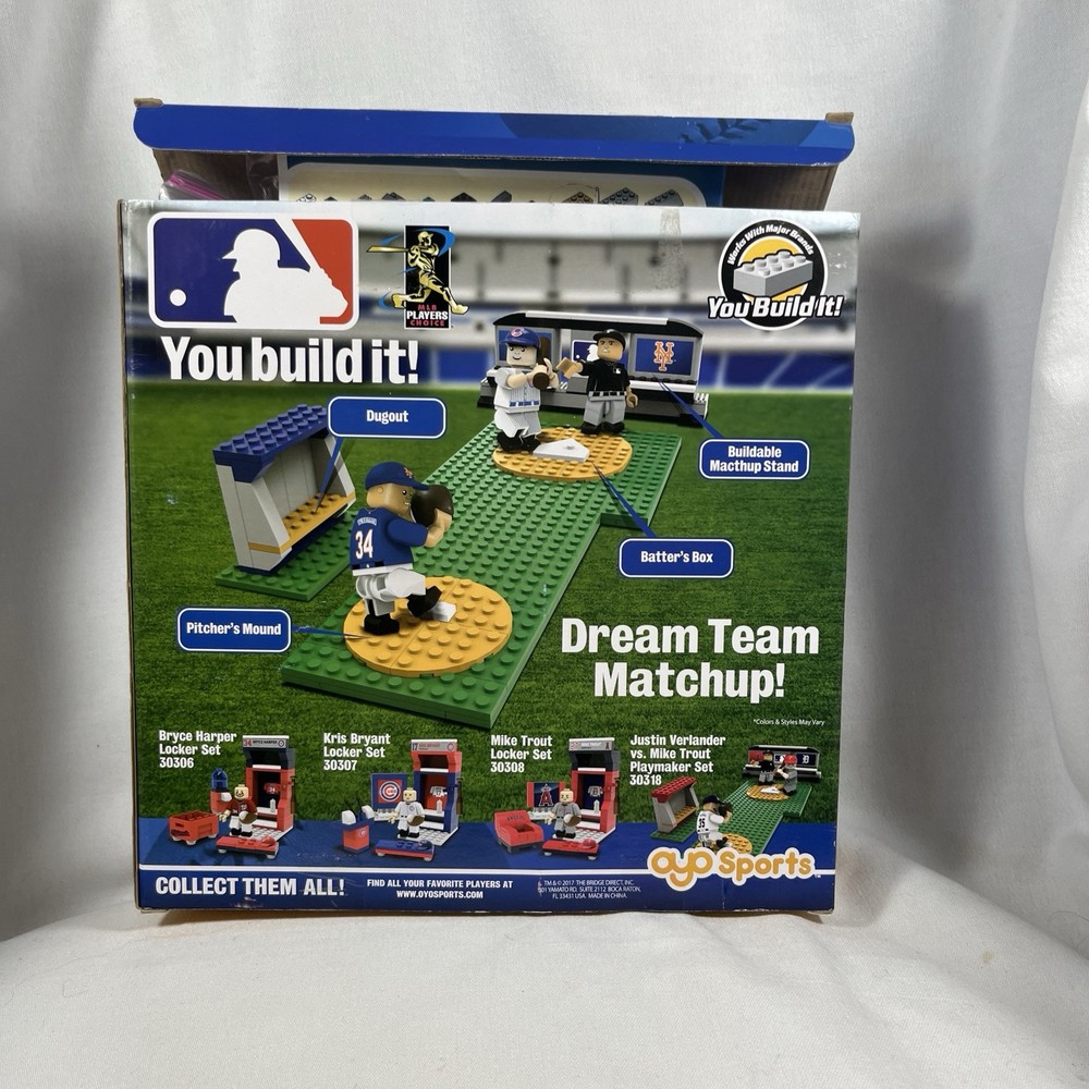 2017 BUILDING SET BASEBALL MISSING HOME PLATE