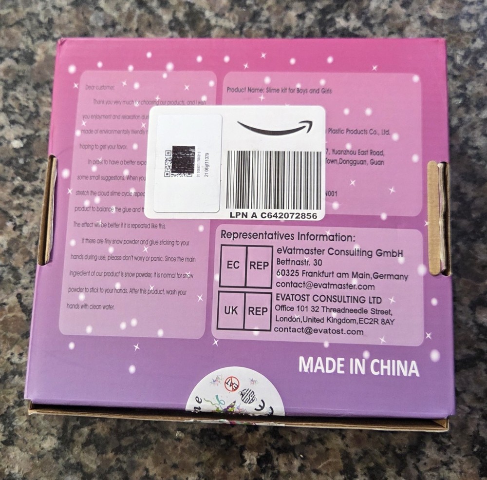 Cloud Slime 9 Pack 3+ Ages