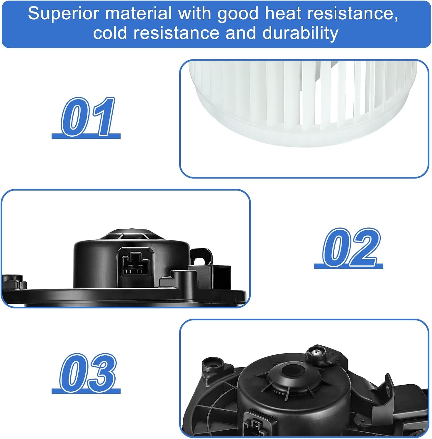 Heater A/C Blower Motor Fan For 2005 06 07-15 Toyota Tacoma Pickup Truck 700188