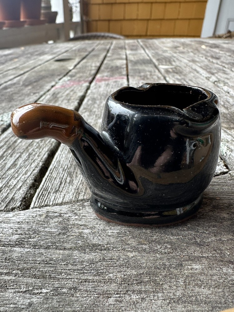 Vintage Ceramic Pipe Shaped Ashtray - Japan