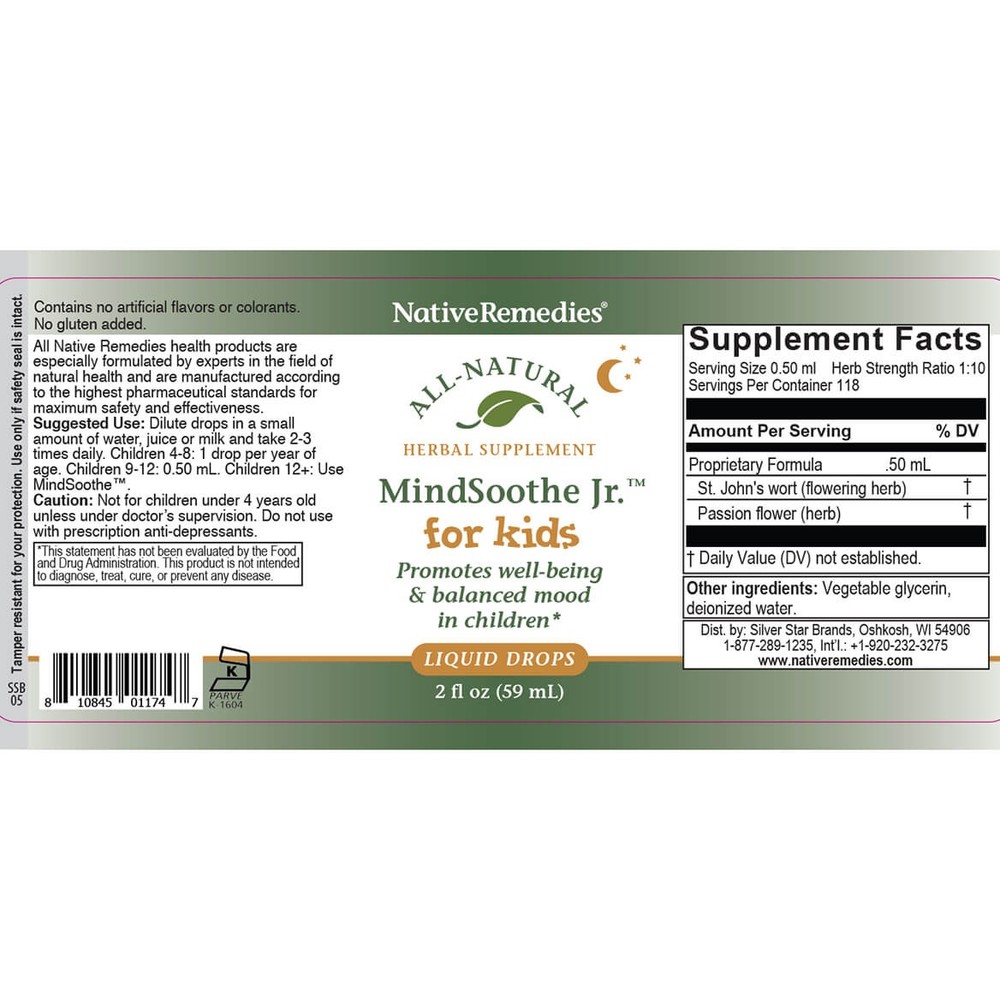 Native Remedies MindSoothe Jr.
