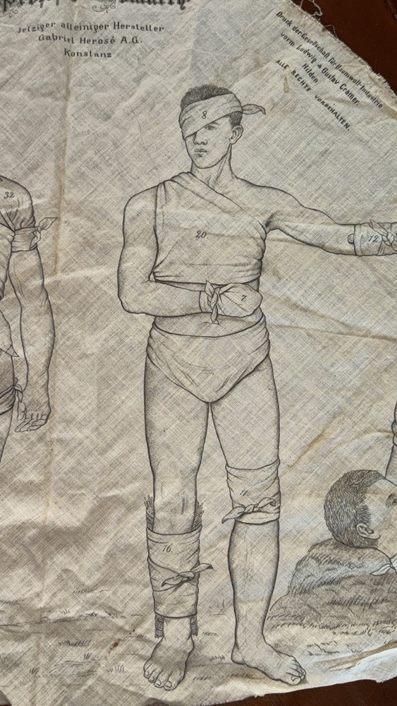 Rare WWII German Esmarch triangular bandage,
