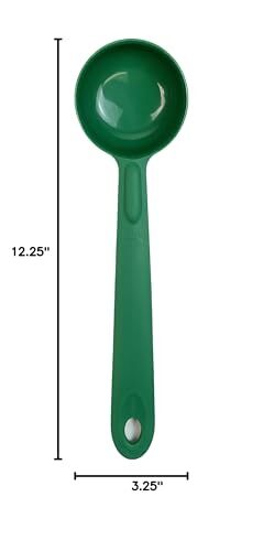 4 oz. Solid Round Circle Server Portion Utensil Copolymer Plastic Heat Resist...