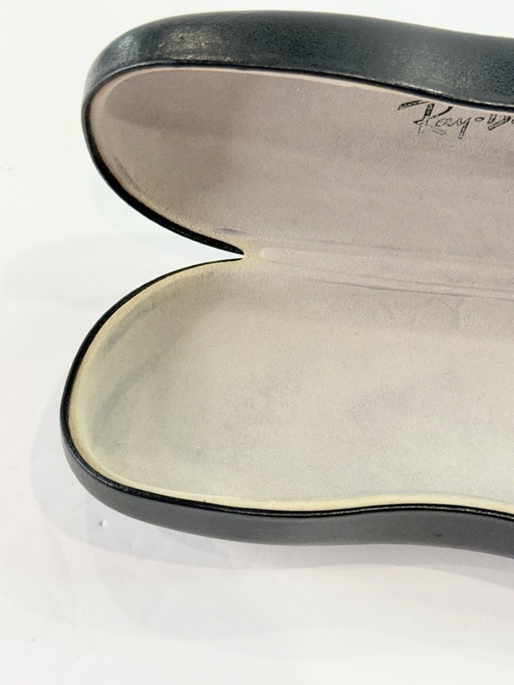 Ray-Ban Sunglasses Case Black Hard Shell Clamshell Eyeglass Case Replacement