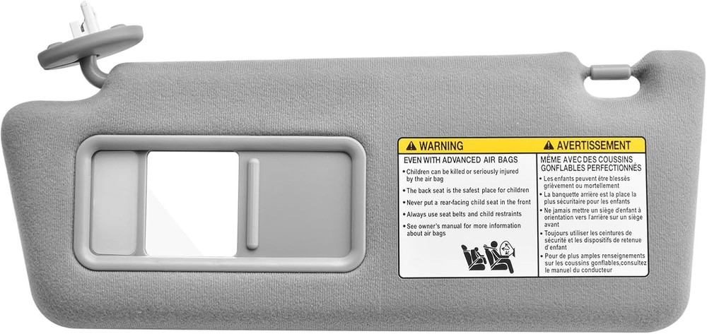 Driver Left Side Sun Visor Replacement Compatible with Tacoma 2005-2015,