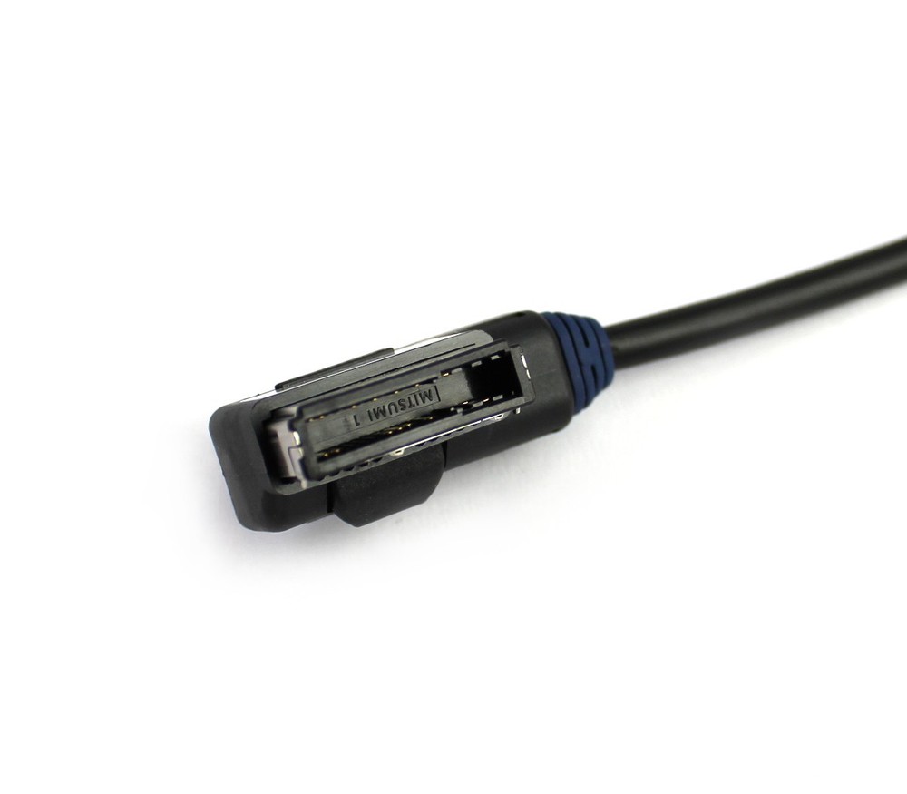 Adapter Cable Audi Music Interface Apple Devices Dock Connector, Blue Sleeve 4F0