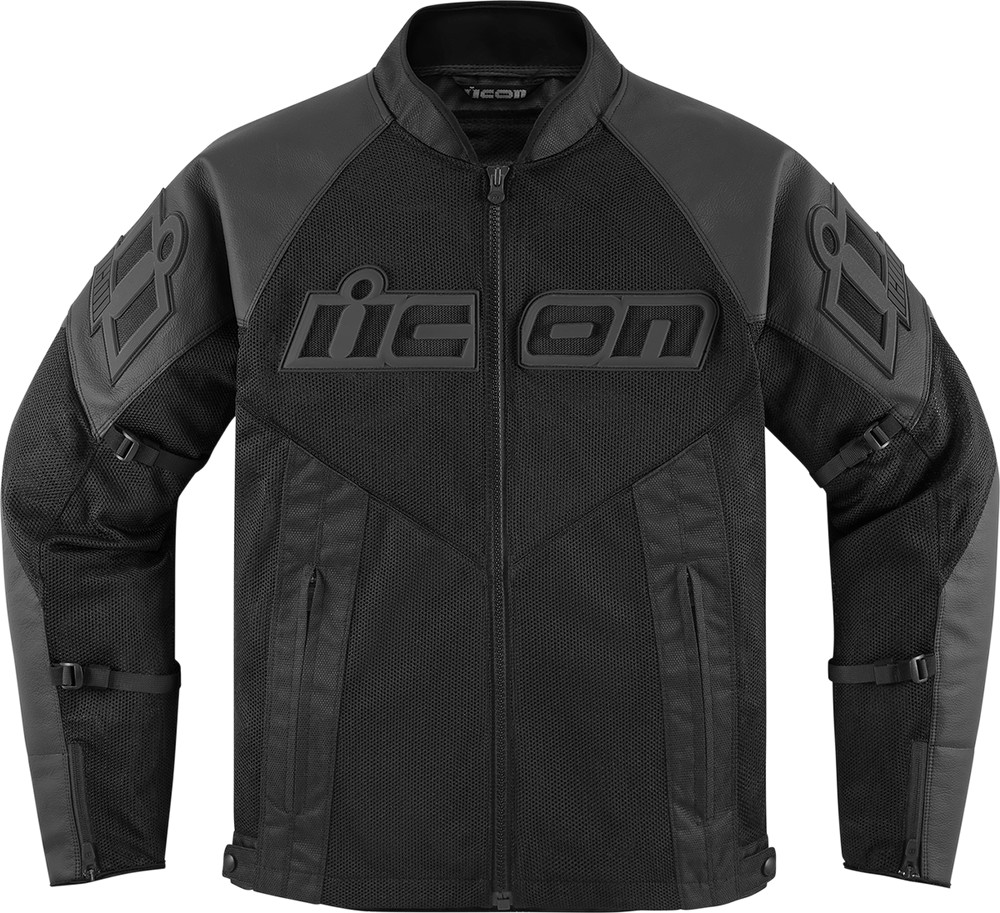 Icon Mesh AF Leather Jacket Large Black 2810-3899