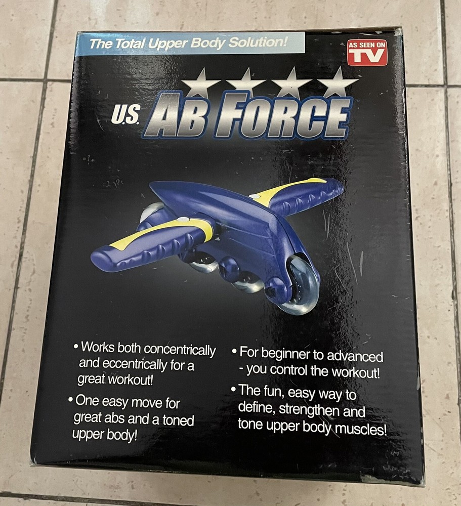 AB FORCE The Total Upper Body Solution Works Multiple Muscle Groups & Abdominal