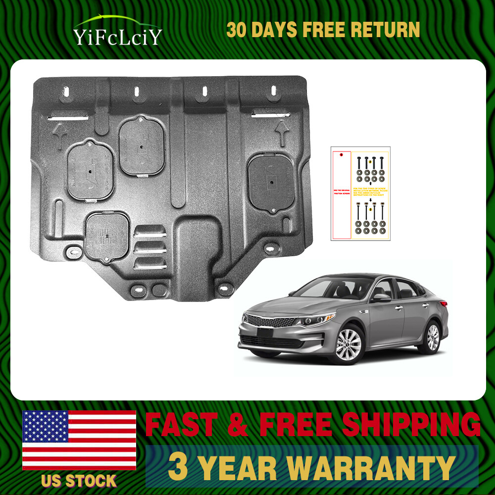 For Kia Optima 2016-2020 Under Engine Splash Guards Front Engine Mud Flaps