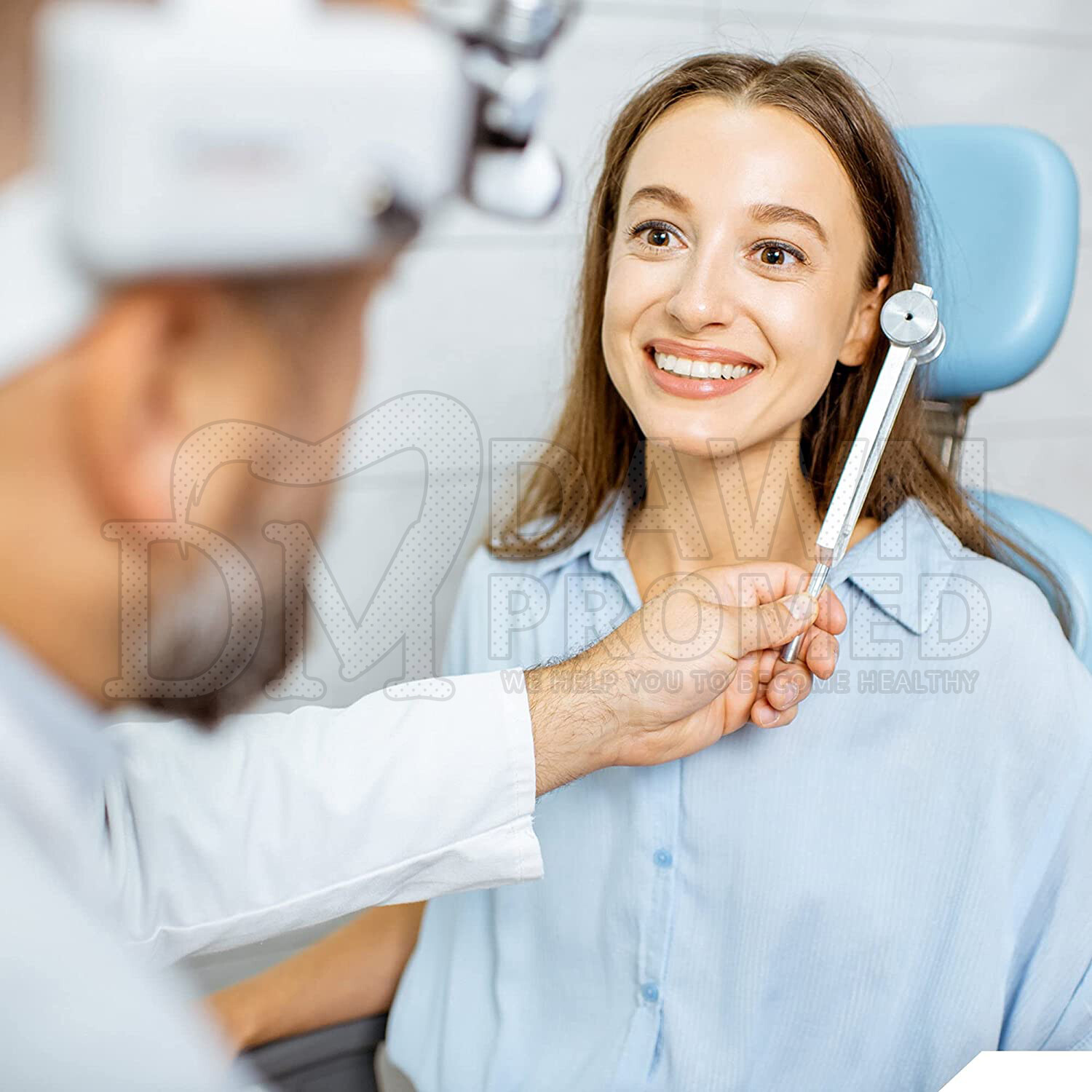 AMT 128 Hz Medical - German Grade Tuning Fork With Fixed Weights, Non-Magnetic