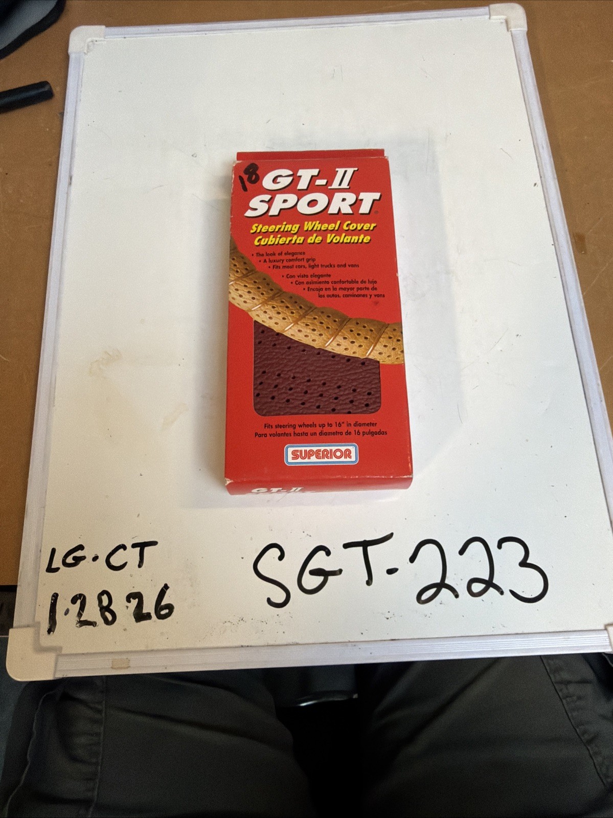 Superior Grip Burgundy Steering Wheel Cover 58-1260R Superior Porotherm Vintage