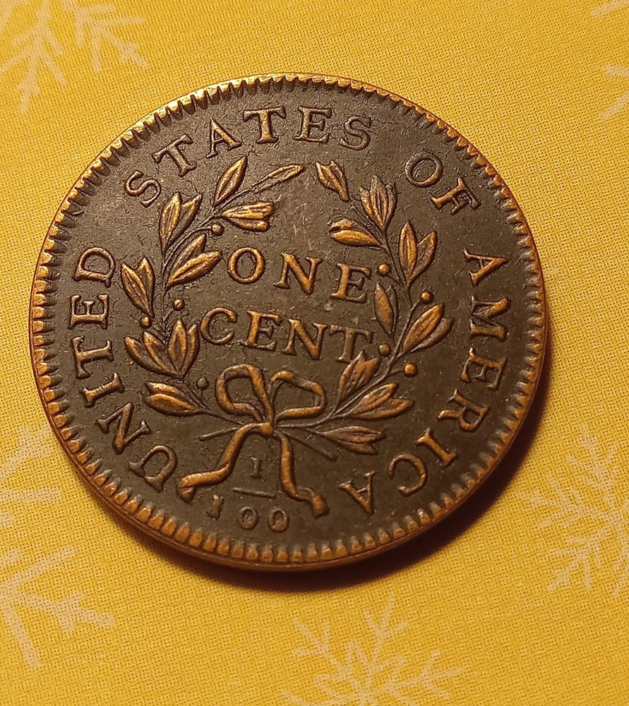 1798 Draped Bust Large Cent Coin Modern Restrike