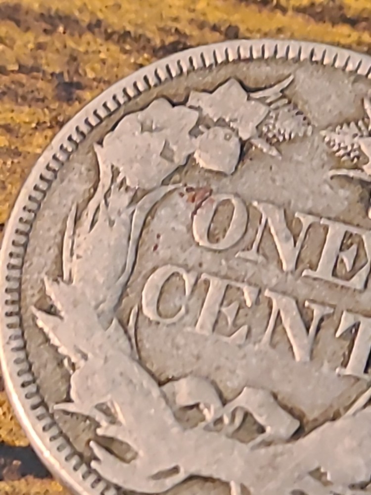 1857 Flying Eagle One Cent VG