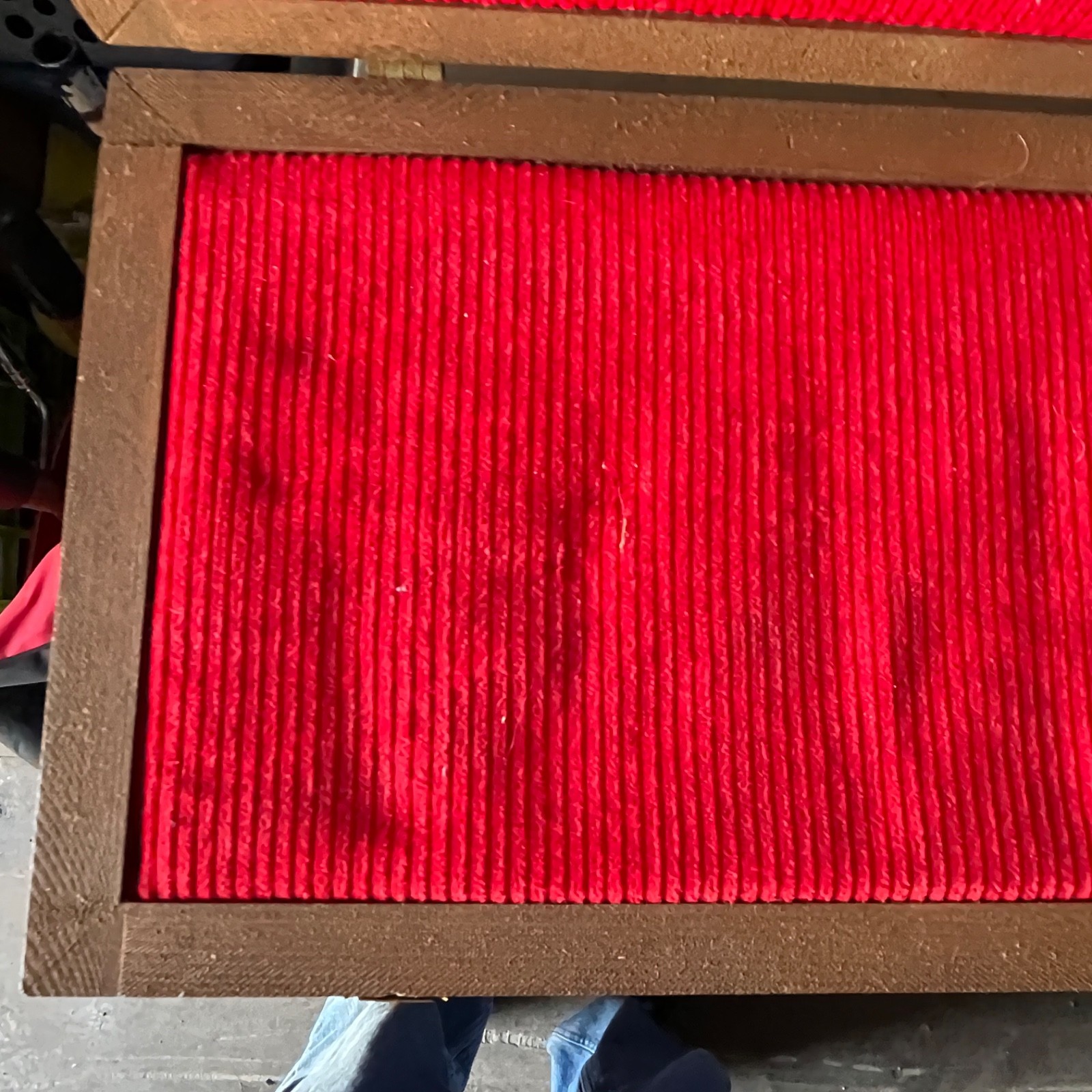 Wooden Gun Case Knife Pistol 13.5” x 8.5” x 3 Revolver Wood USA Shadow Box