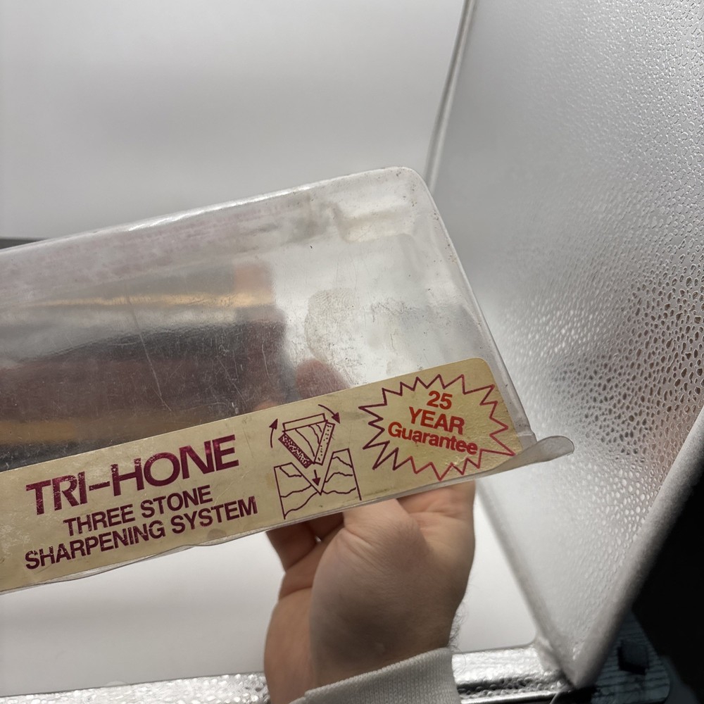 Vintage Smiths Tri Hone Knife Sharpener System READ