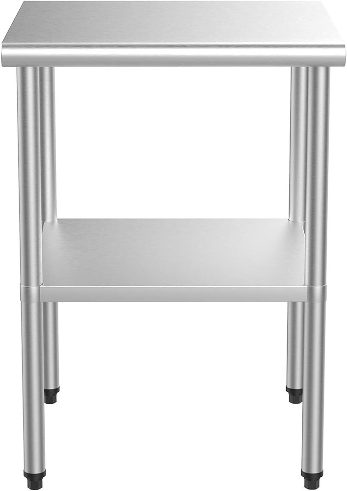 24'' x 24'' Stainless Steel Table for Prep & Work with UnderShelf for Kitchen