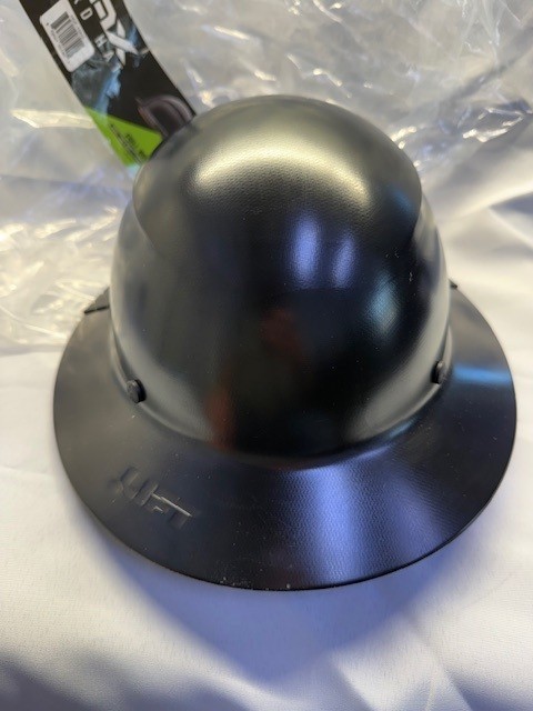 LIFT Safety HDF-15KG DAX Full Brim Hard Hat - BLACK--Factory 2nds