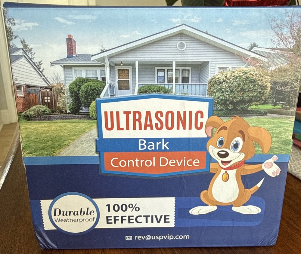 Ultrasonic Bark Control Device - New In Box