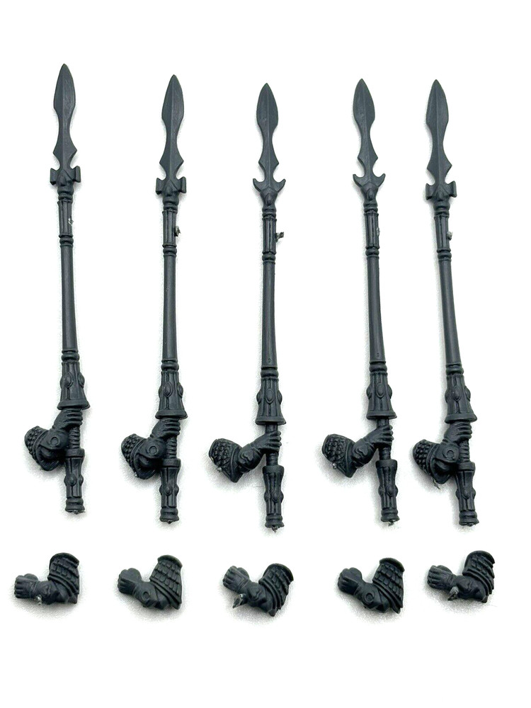 Warhammer High Elf Silver Helms Lance Bits x5