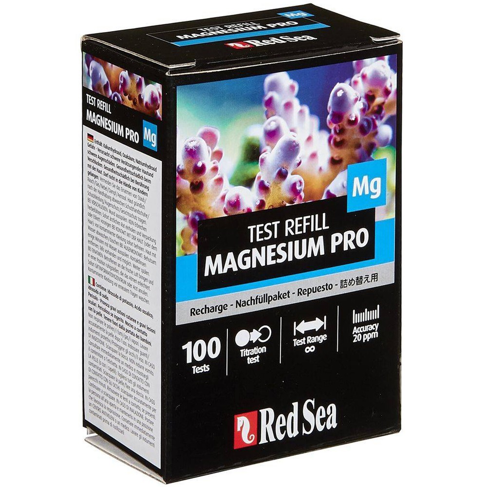 Red Sea Magnesium Pro Reef Test Kit Refill Reagents for 100 Tests