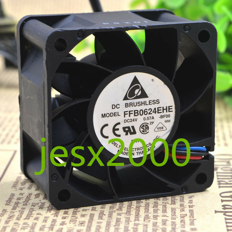 1PC For Delta FFB0624EHE 24V 0.57A 6CM 2 WIRES
