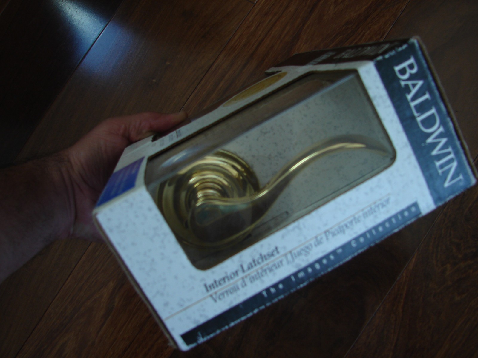 Baldwin Bed Bath Interior Latchset 95455-030 Polished Brass PRIV Door Handle New