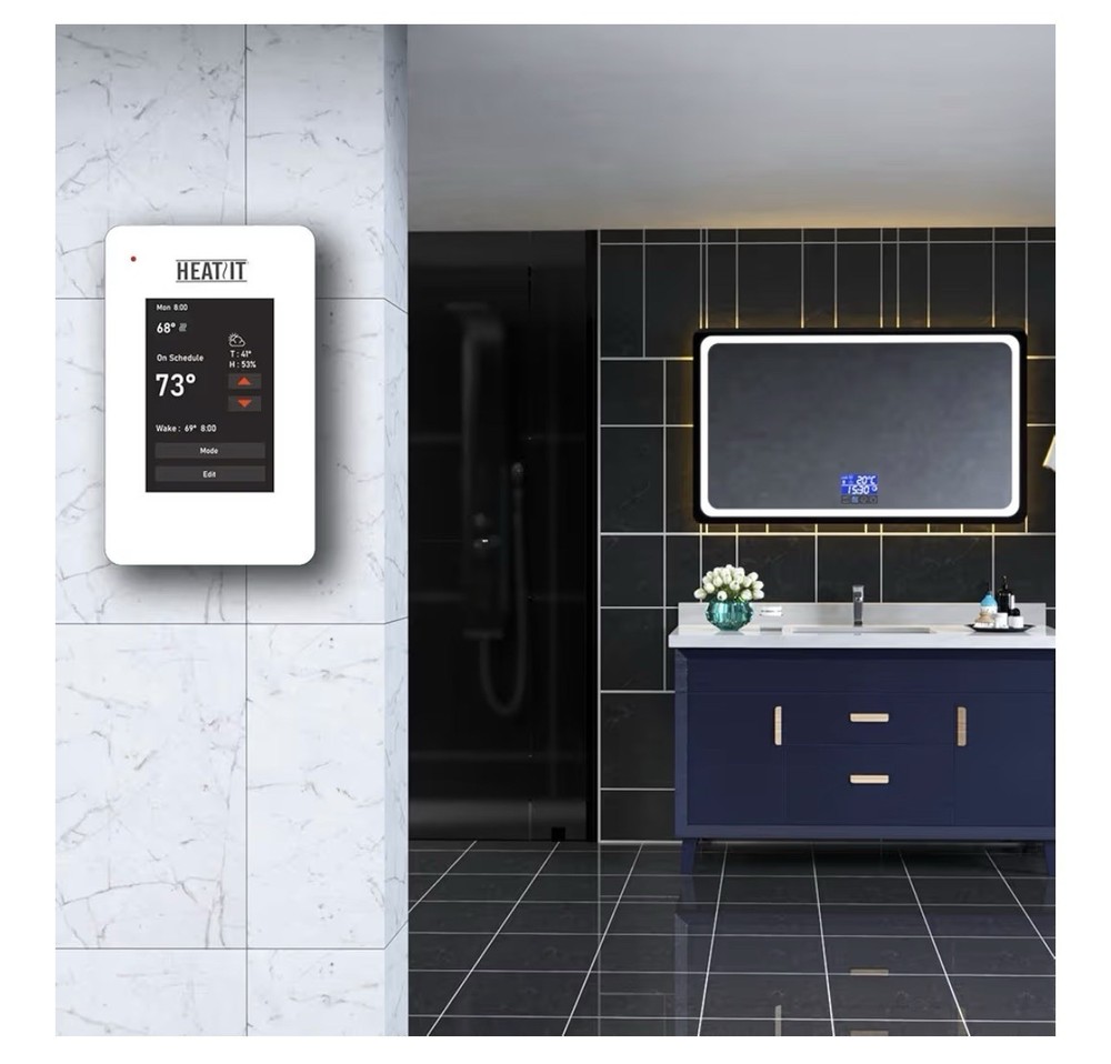 HEATIT ET-7A Touchscreen Programmable Thermostat with Voice Control