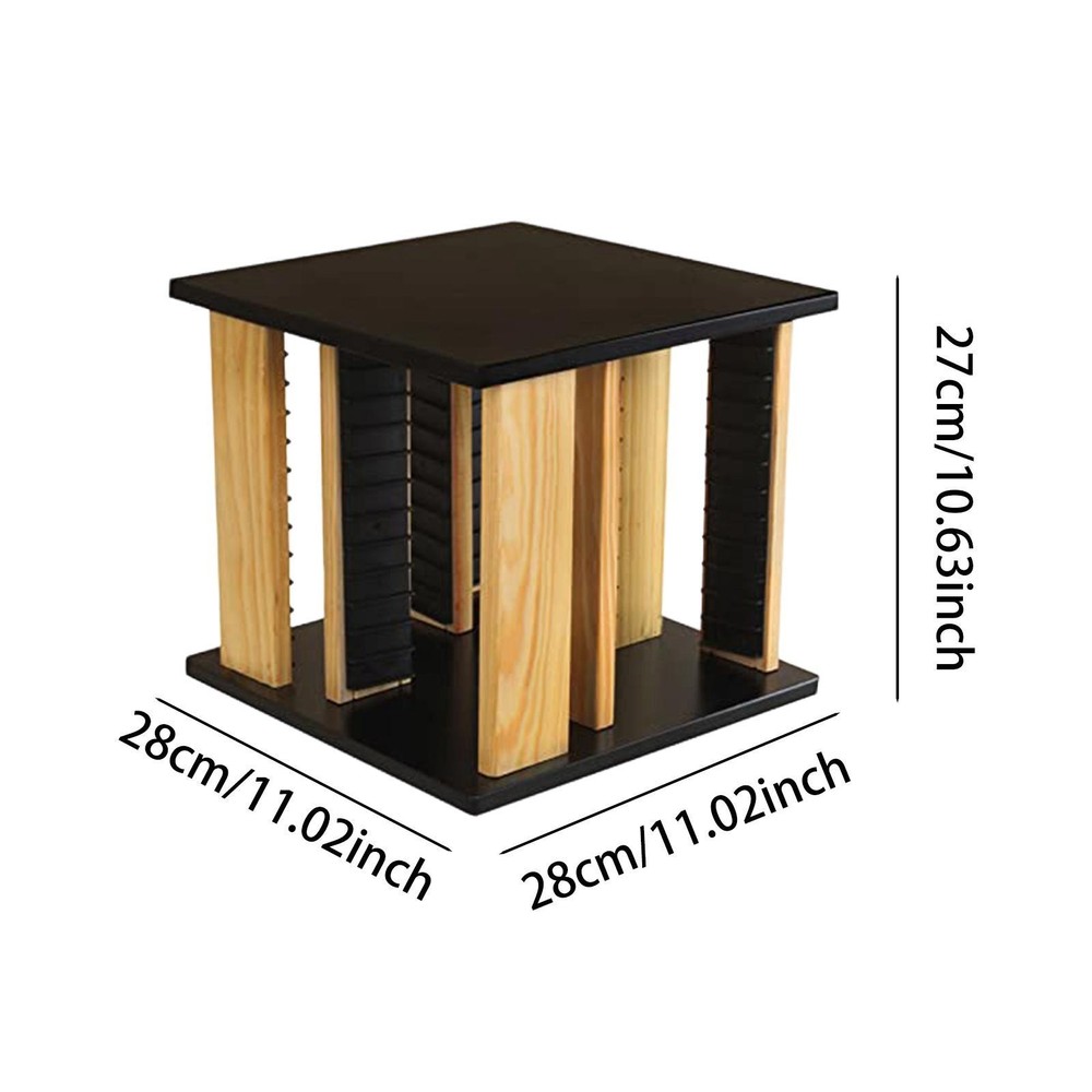 Desktop CD Storage Rack Saving Organizer Desktop DVD Media Disc Stand