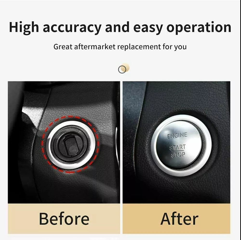 To Start Button Keyless Go Engine Start Stop Push Button For Mercedes-Benz