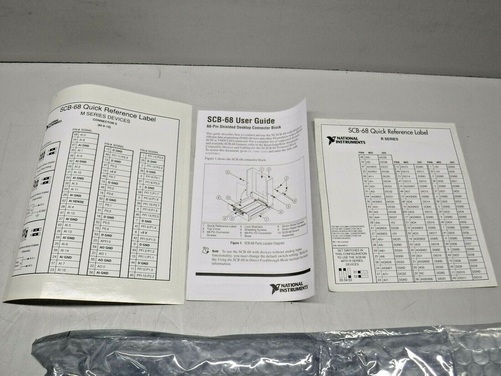 National Instruments SCB-68 Shielded Connector (PN. 170C44D)