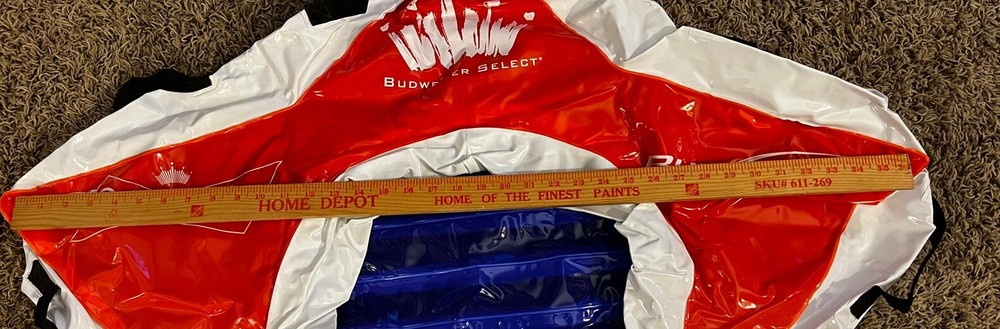 Budweiser Celebrate Summer Inflatable Floatable Water Cooler Red Star Shape