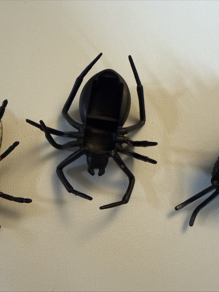 Three Battling Bug Rubber Bodies + Nanobug Base (untested) Great Condition