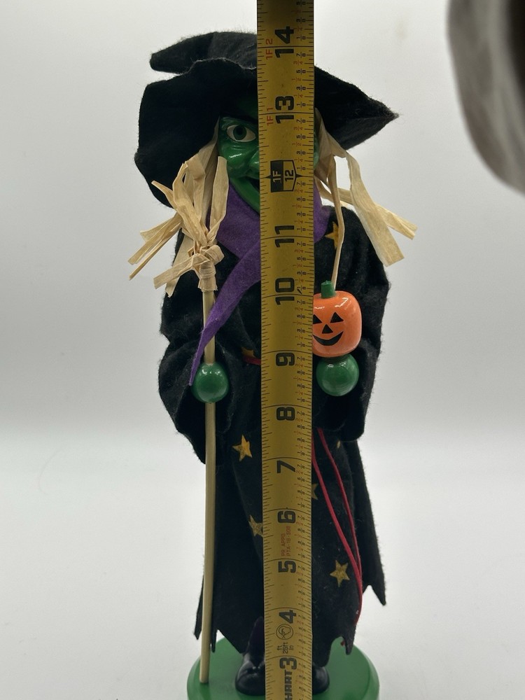 Halloween Nutcracker Wooden Witch 2011 Target 14”
