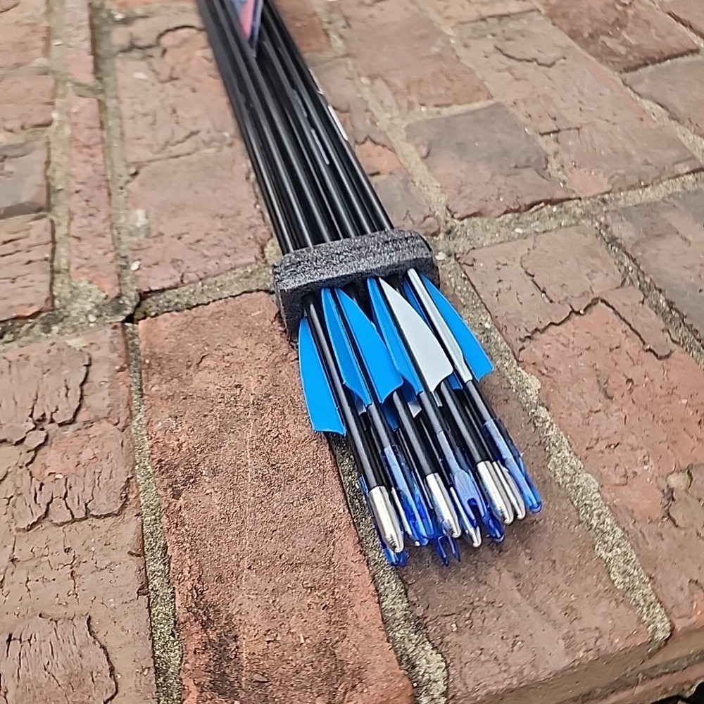 24 Pack 31“ Archery Arrows Training Practice Target Arrows For Recurve- Longbow