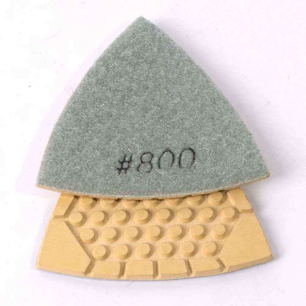 Specialty Diamond BRTTD800 Diamond Triangular Dry Pad with 800 Grit
