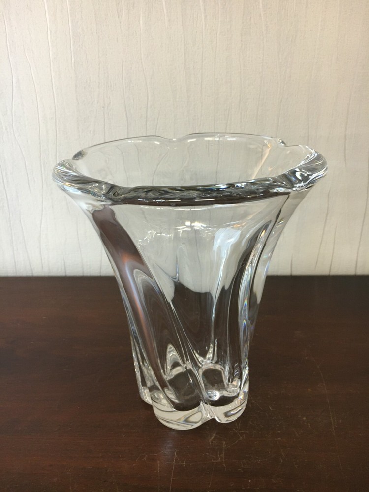 Daum Nancy Crystal Vase