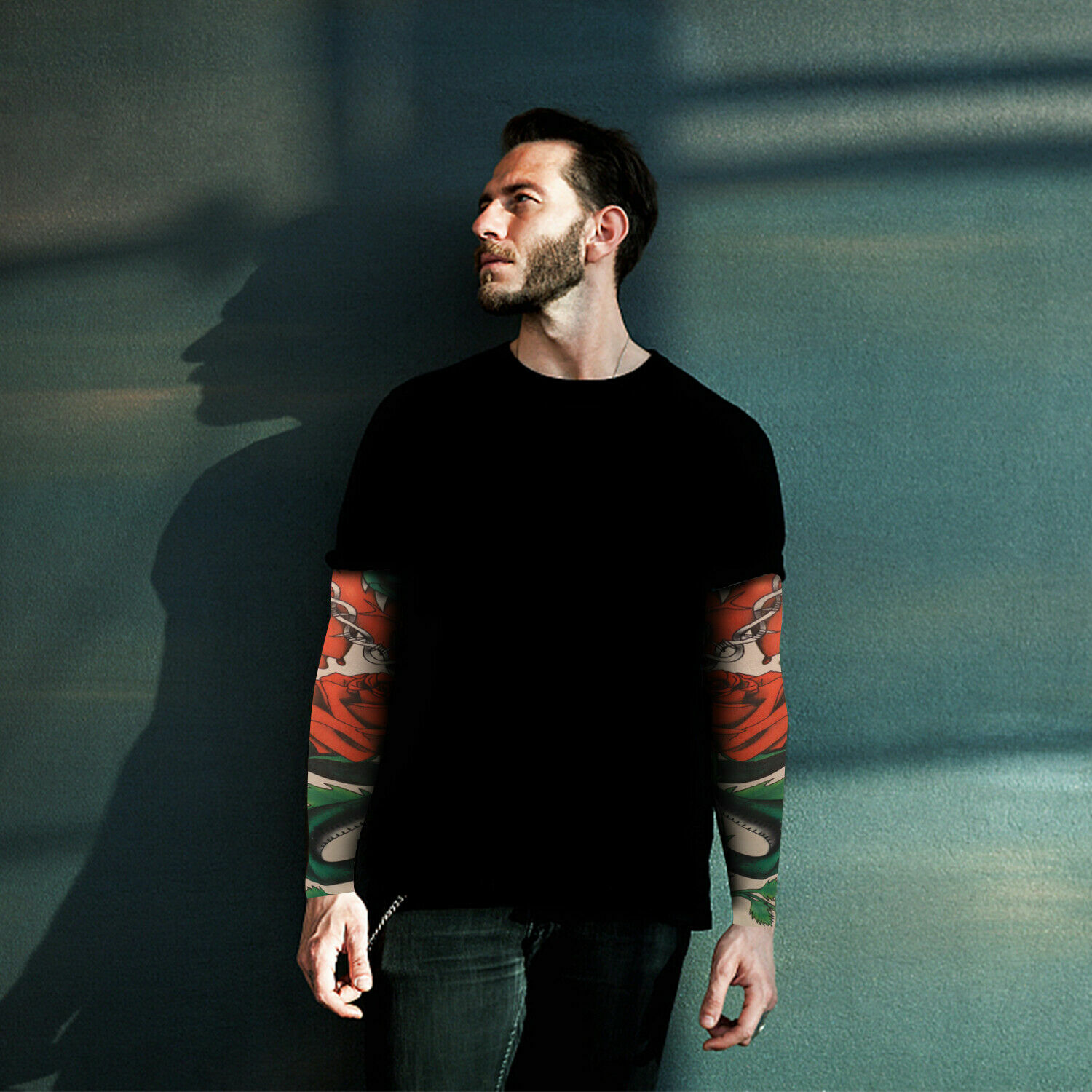 20 PCS Cooling Sleeves Tattoo Arm Cover Basketball Sport Outdoor UV Sun Summer