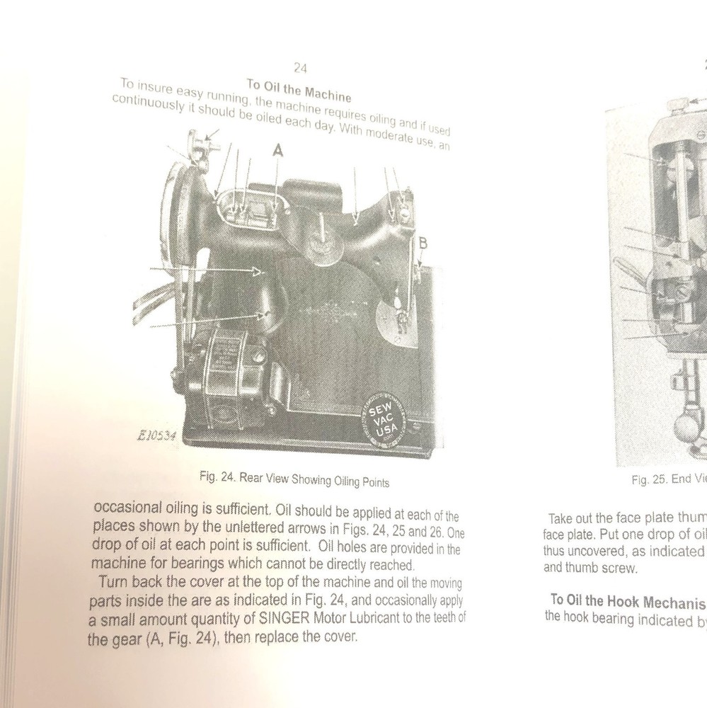 SINGER 221-1 FEATHERWEIGHT SEWING MACHINE INSTRUCTION MANUAL