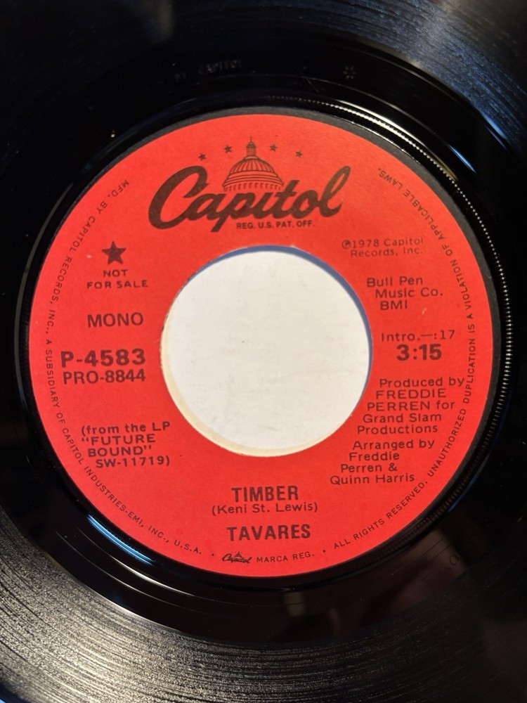 Tavares “Timber” Capitol 7” 45 PROMO VG++