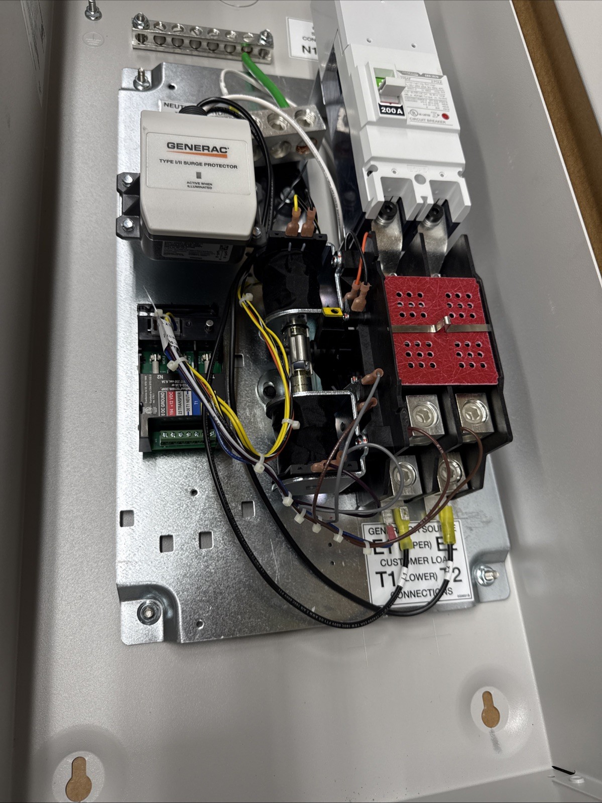 Generac Next Gen. 200A Service Entr. Rated Transfer Switch-Built in Surge P2-14