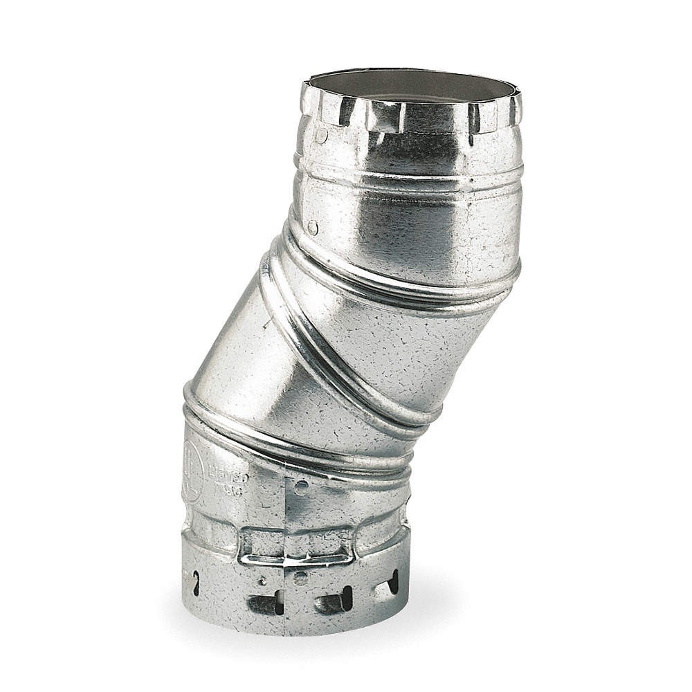 AMERI-VENT 4EAL Adjustable Gas Vent,4" Dia. 3F357